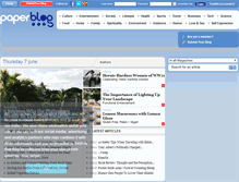 Tablet Screenshot of en.paperblog.com